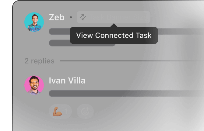 Sync Threads to Tasks